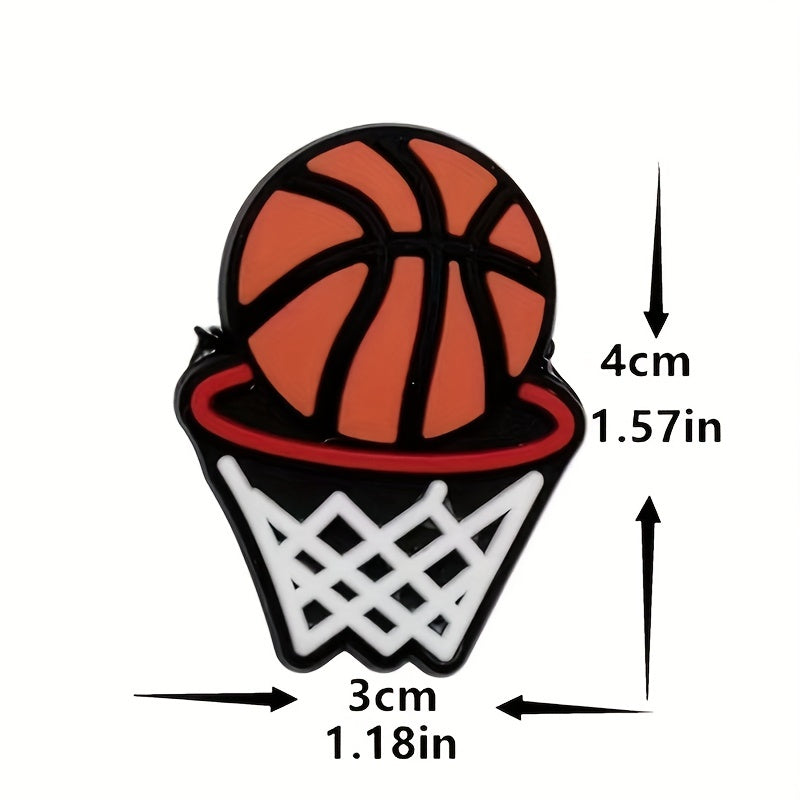 Basketball Series Buckle Hole Beach Bag Decorative Accessories
