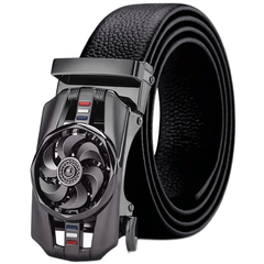 High Men's Business Belt w/ Automatic Buckle