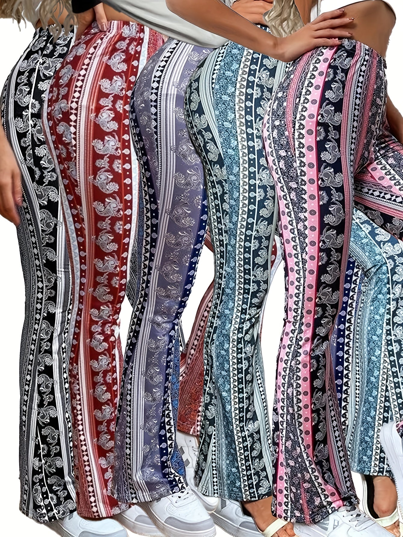 Flared Yoga Pants High Waist Sports Training Bootcut Pants