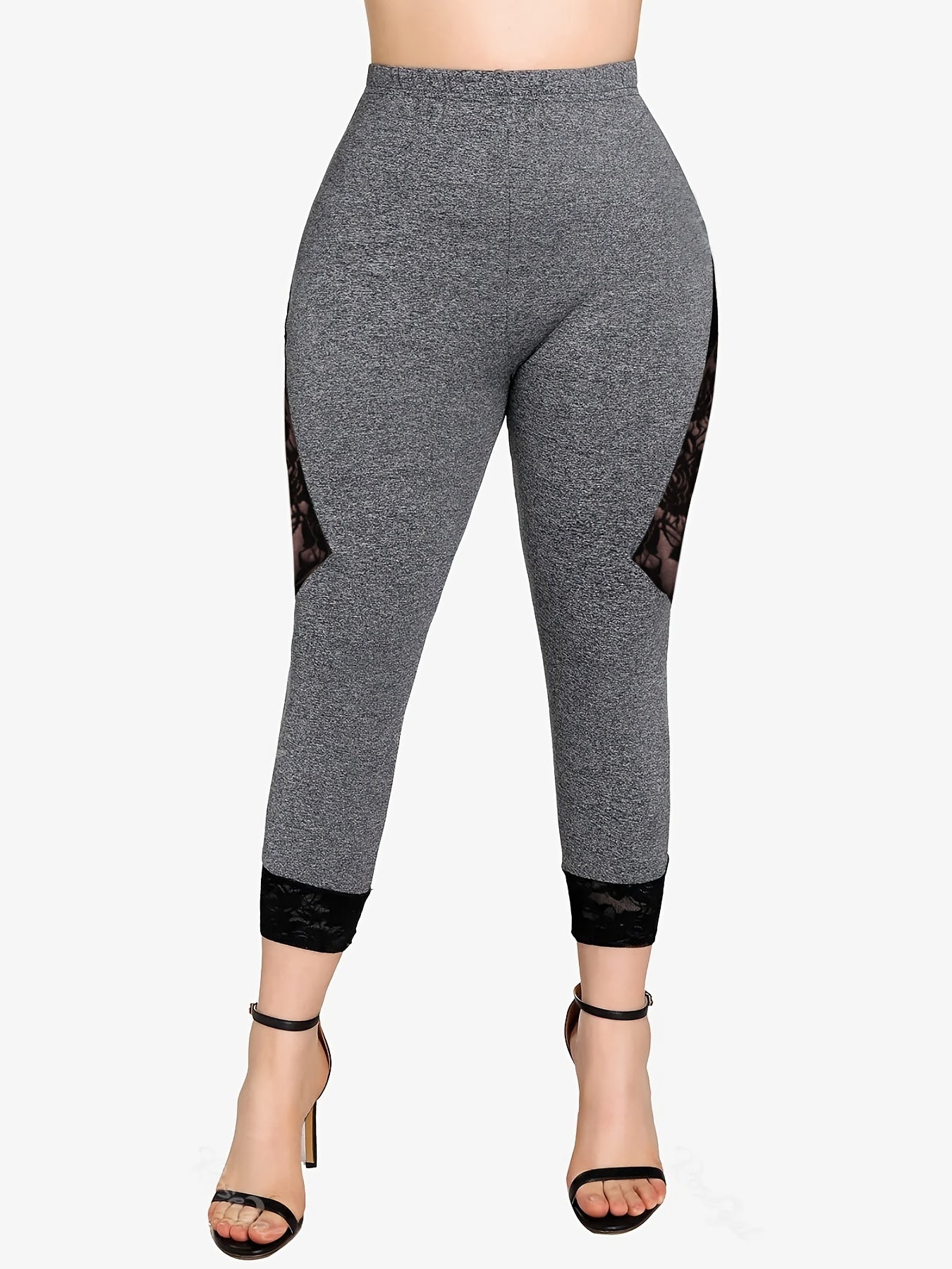  Lace High Rise Skinny Leggings