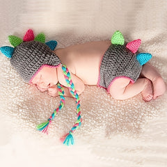 Dino Wool Set for Newborn Photography Props