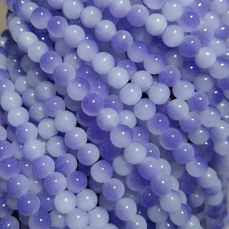 98pcs Crystal Round Beads Bracelet Bangle Jewelry Making Accessories