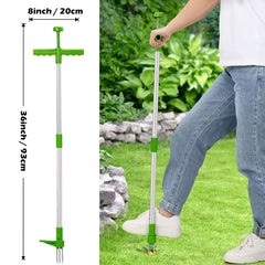 Weeding Digging Gardening Tool with Double Aluminum Tube