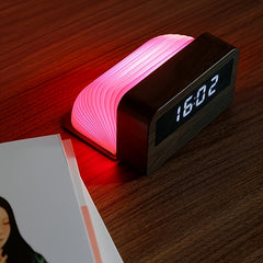 Smart Clock Charging LED Night Light Book Light Nursing Room Clock Table Desktop