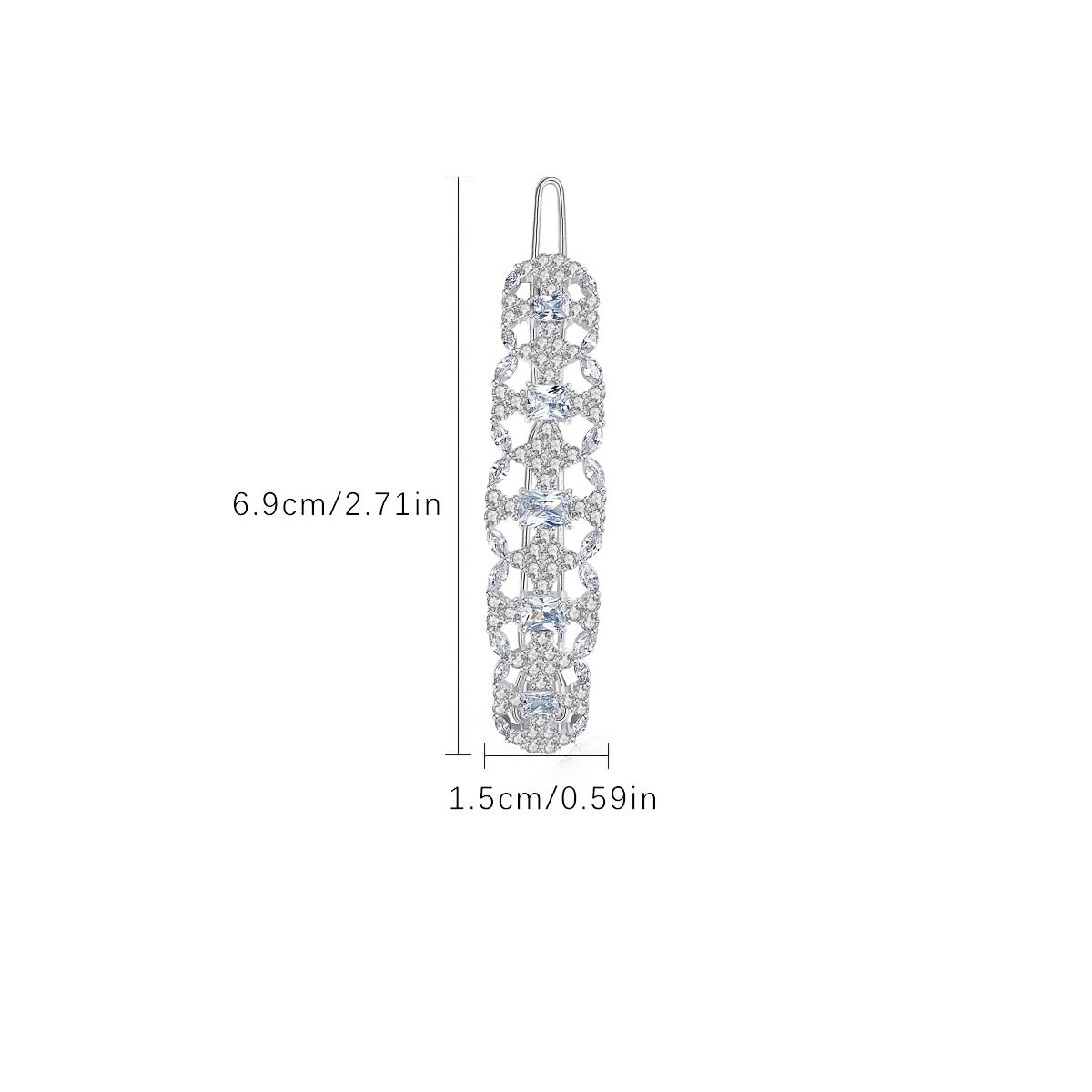 Rhinestone Hair Clip Head Jewelry Side Clip Bangs Clip Hair Accessories