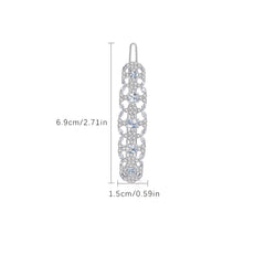 Rhinestone Hair Clip Head Jewelry Side Clip Bangs Clip Hair Accessories