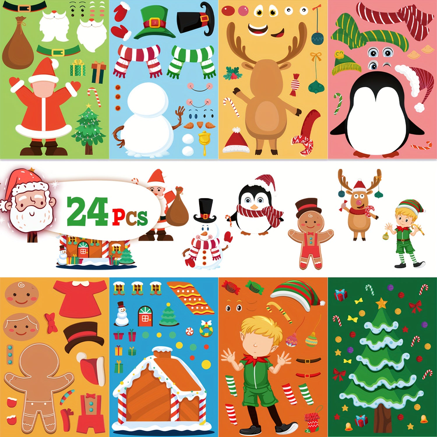 Christmas Party Games Stickers Make Your Own Christmas Stickers