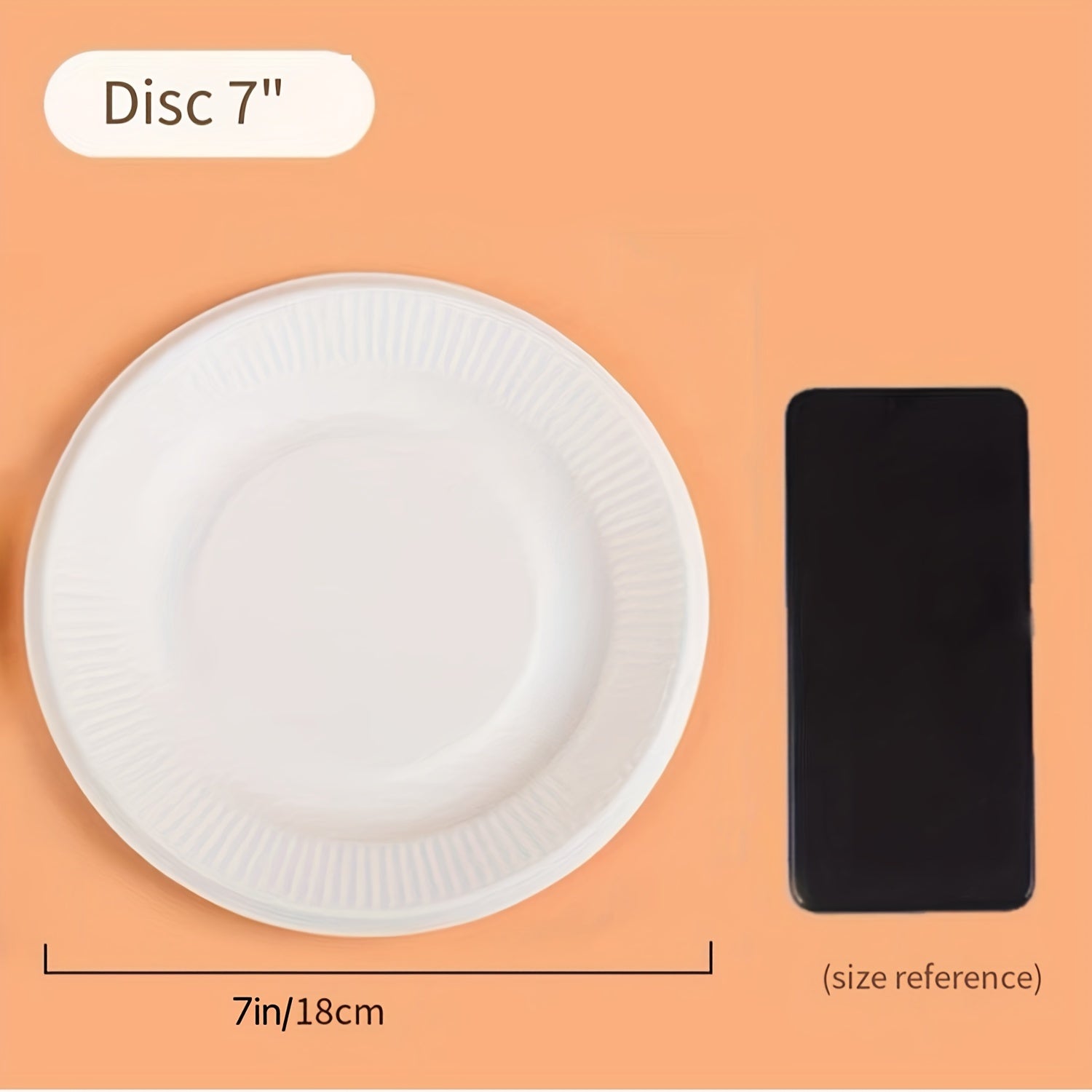 Eco Sugarcane Paper Plates, 17-Pack