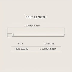 Canvas Micro Elastic Braided Belt for Youth