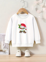 OERYUI Snowman Graphic Sweatshirt for Kids, Christmas Gift