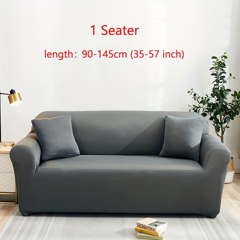 Leaf Printed Sofa Slipcover Non Slip Couch Cover Soft Breathable Elastic