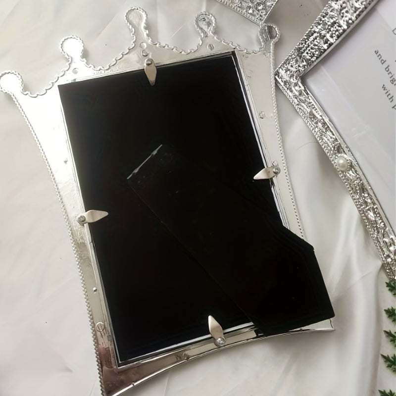 Gorgeous Faux Pearl Photo Frame for Home Decor with Inner Paper