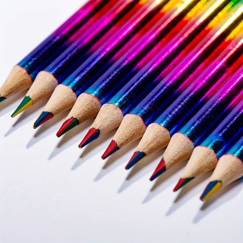 12 Rainbow Colored Pencils Set for Painting