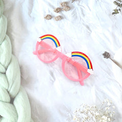 Round Frame Rainbow Sunglasses for Kids