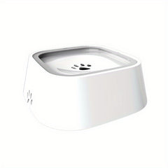 1L Pet Water Bowl No Spill Slow Feeder Dispenser