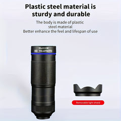 Outdoor Mobile Phone Telephoto Lens Waterproof Monocular