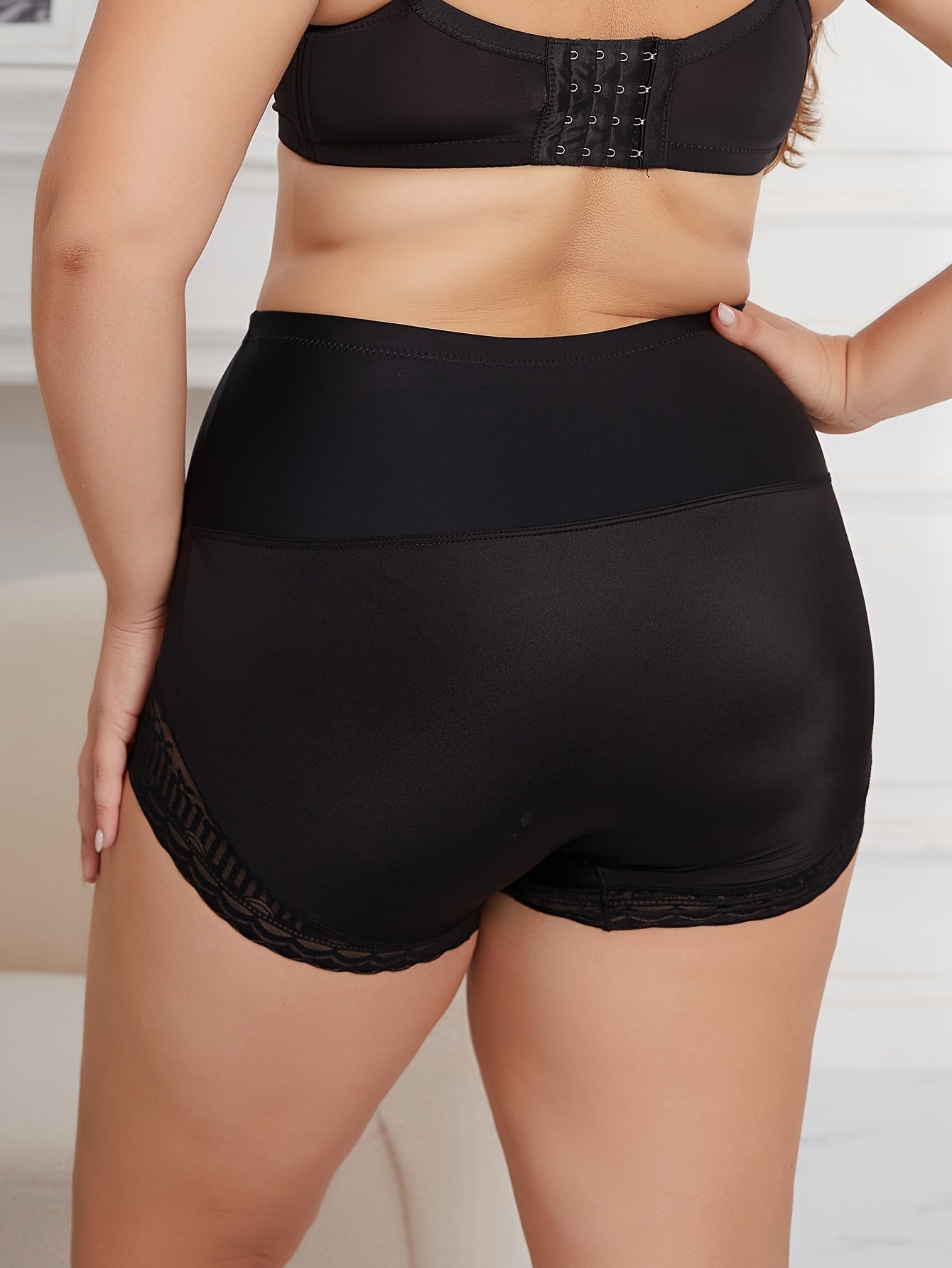  Women's Lace High Rise Tummy Control Panty