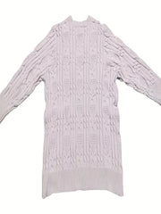  Women's Jacquard Button Up Cardigan