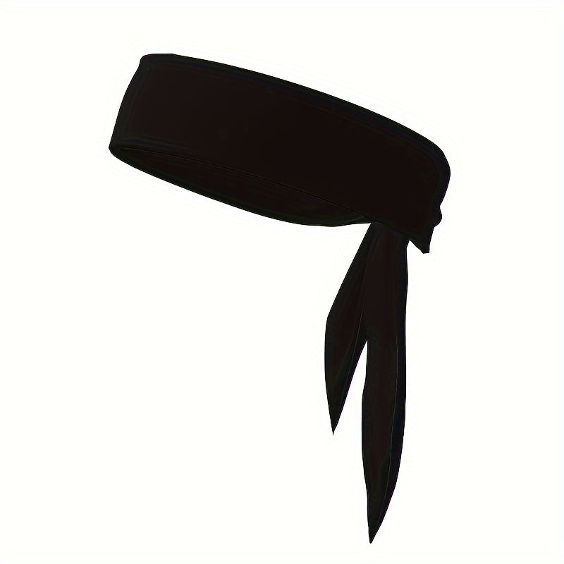 Geometric Pattern Athletic Headband, Polyester & Spandex Blend
