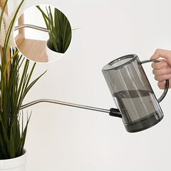 Watering Can with Long Nozzle for Succulent Plants Indoor/Outdoor Cactus Gray