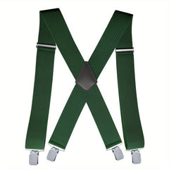 Men's Adjustable Elastic Suspenders with Comfortable Straps
