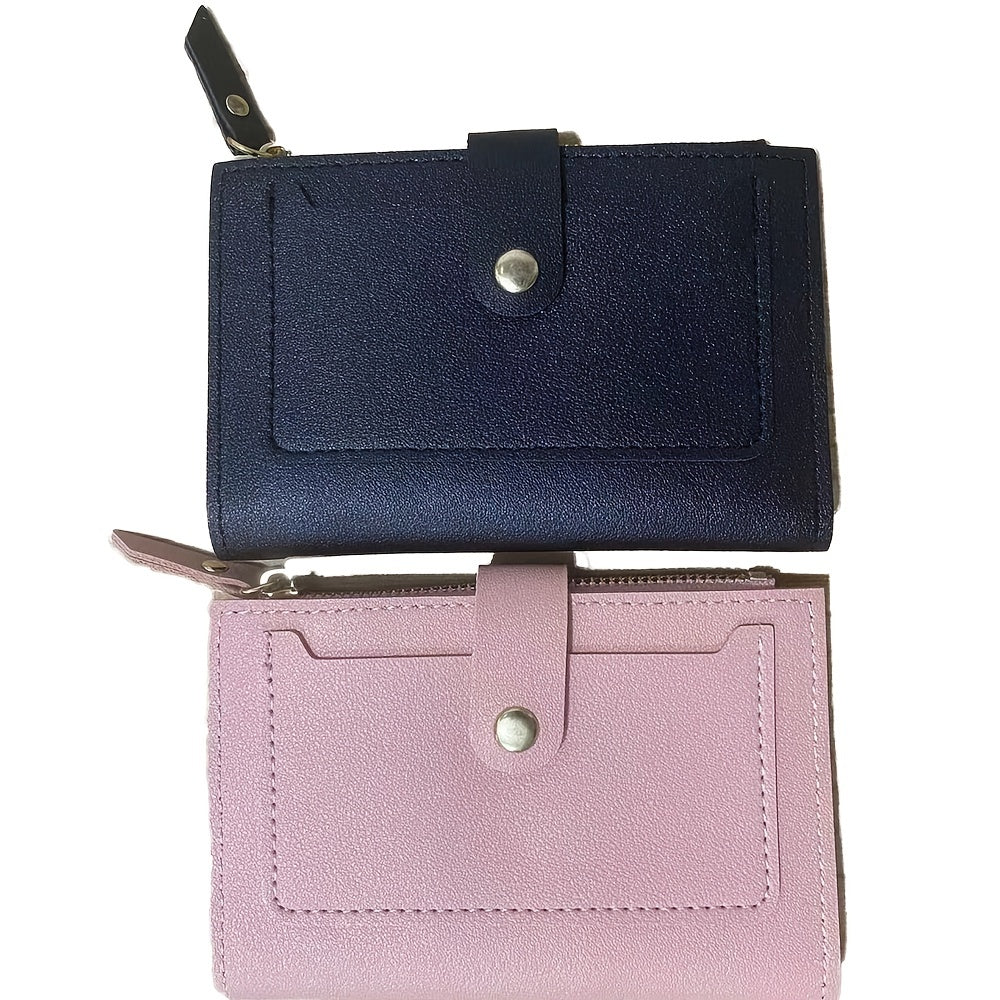 Leather Card Holder Credit Card Case Minimalist Front Pocket Wallet