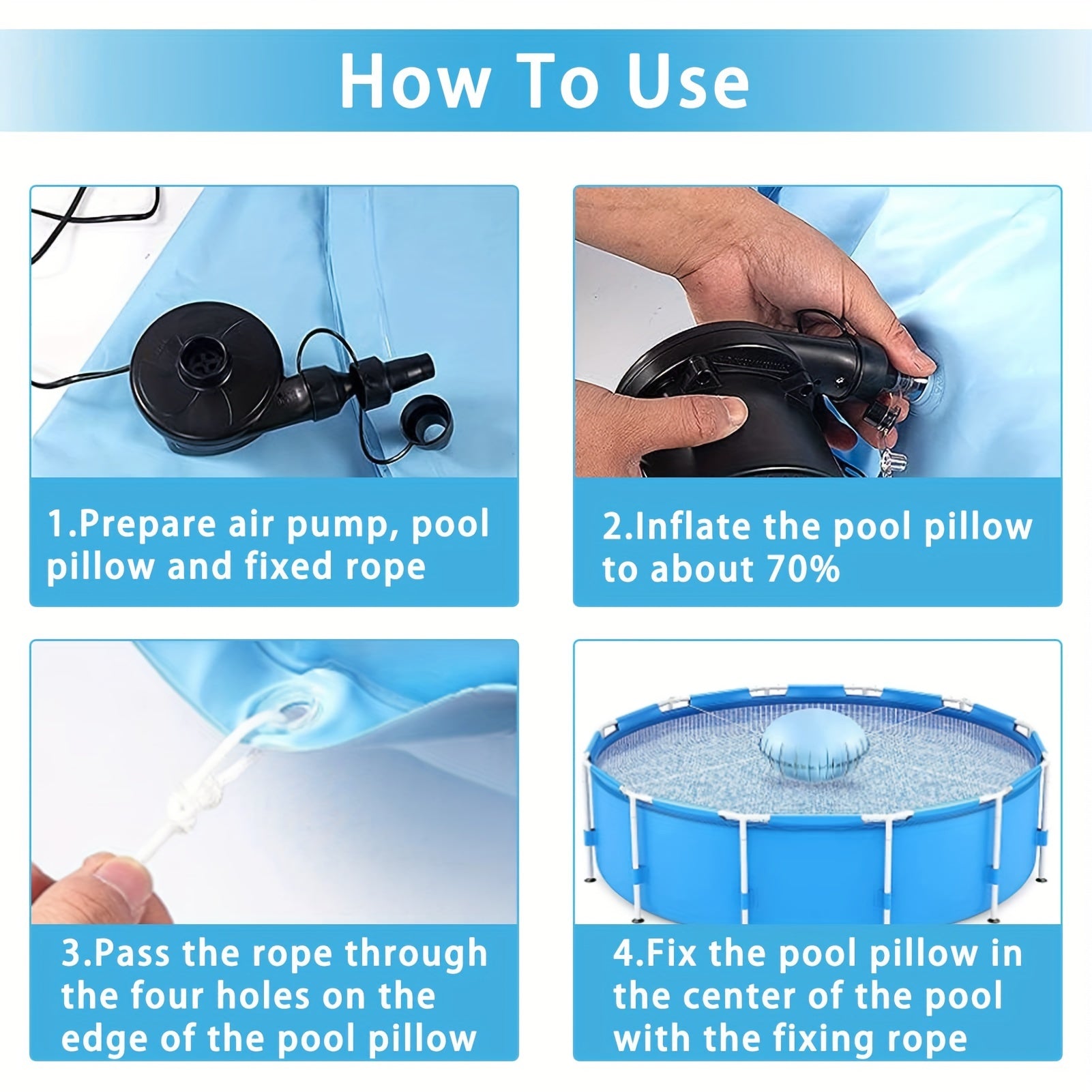 Winter Air Pillow for Above Ground Pools - 121x92 cm