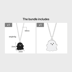 Men's Ghost Alloy Pendant Necklace