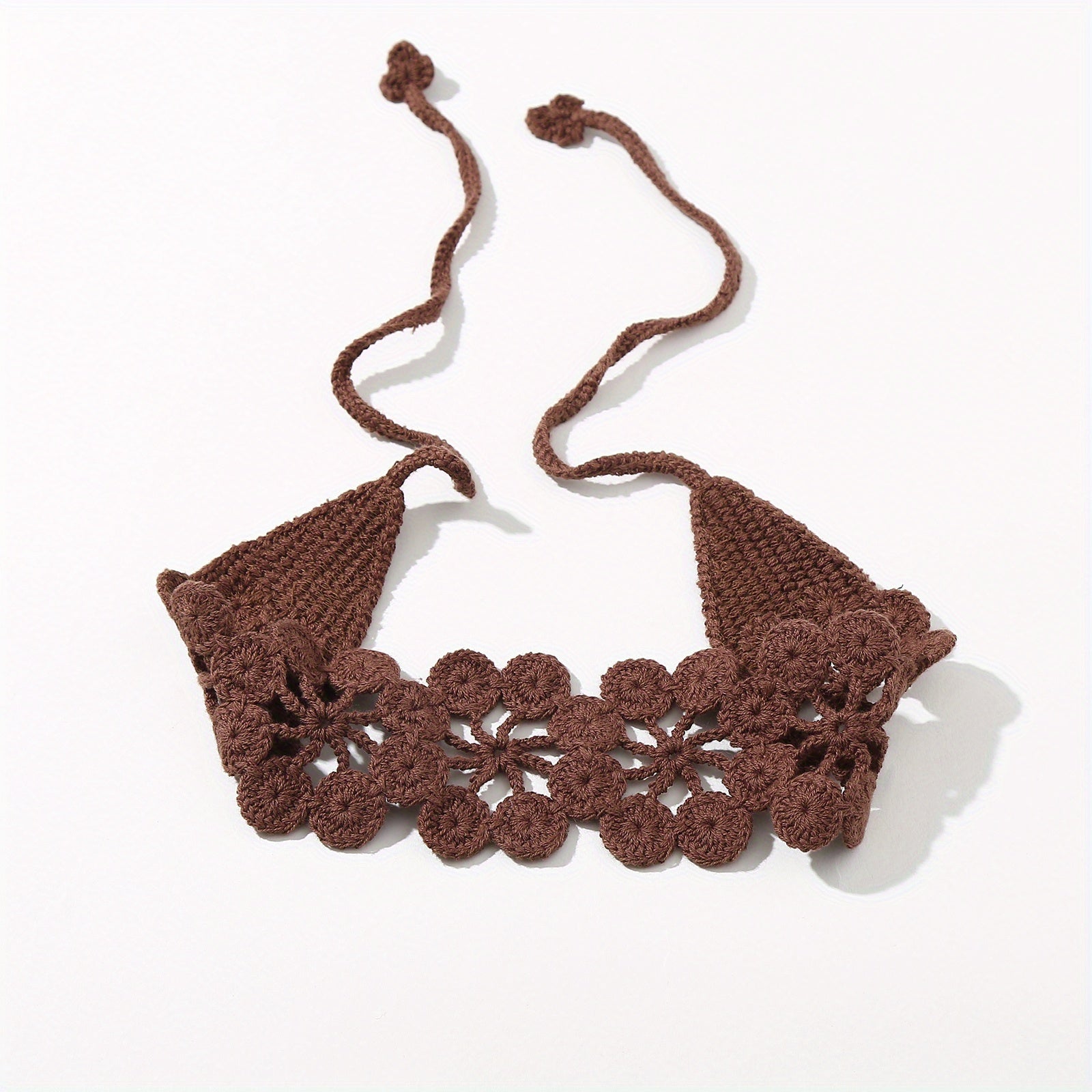 Hollow Crochet Hair Scarf Weaving Headband Hair Bundle