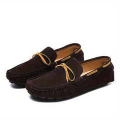 Men's Bowknot Moccasin Loafers Non-slip Shoes
