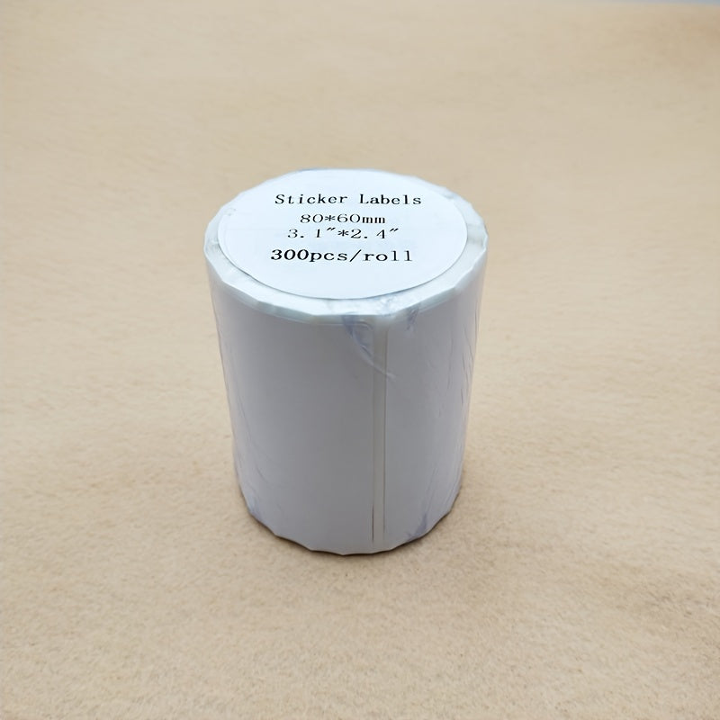 80x60mm Direct Thermal Labels Self Adhesive for Address - Label Compatible