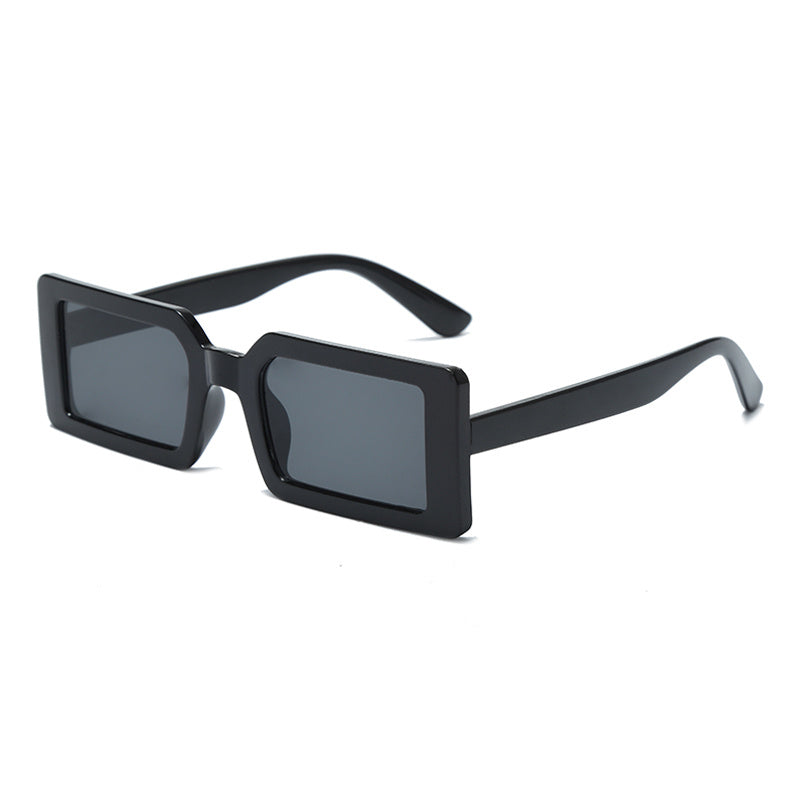 Vintage Women's Rectangular Sunglasses Small Frame Eyewear