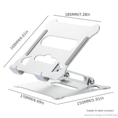 Aluminum Laptop Stand Foldable Cooling Bracket
