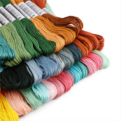 200 Colors Embroidery Thread 8M Cross Stitch Thread Sewing Skeins