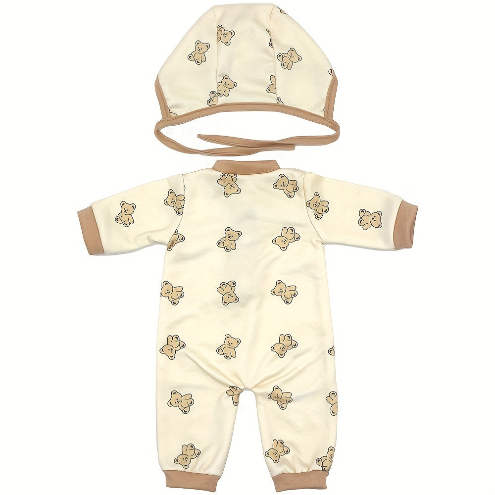 Jumpsuit for 17 Inch Reborn Dolls & 43 cm Doll Clothes