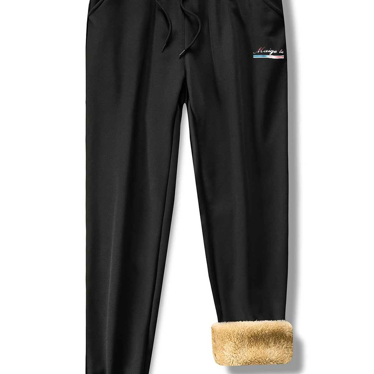 Men's Sherpa Lined Jogger Harem Pants