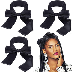 3pcs Satin Headbands Non Slip Makeup Facial Sport Yoga Headband