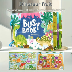 Interactive Gel Vehicle Busy Book for Kids - Educational Paperback