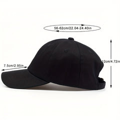 Gothic Letter Embroidery Baseball Cap Anime Cotton Sports Sun Hats