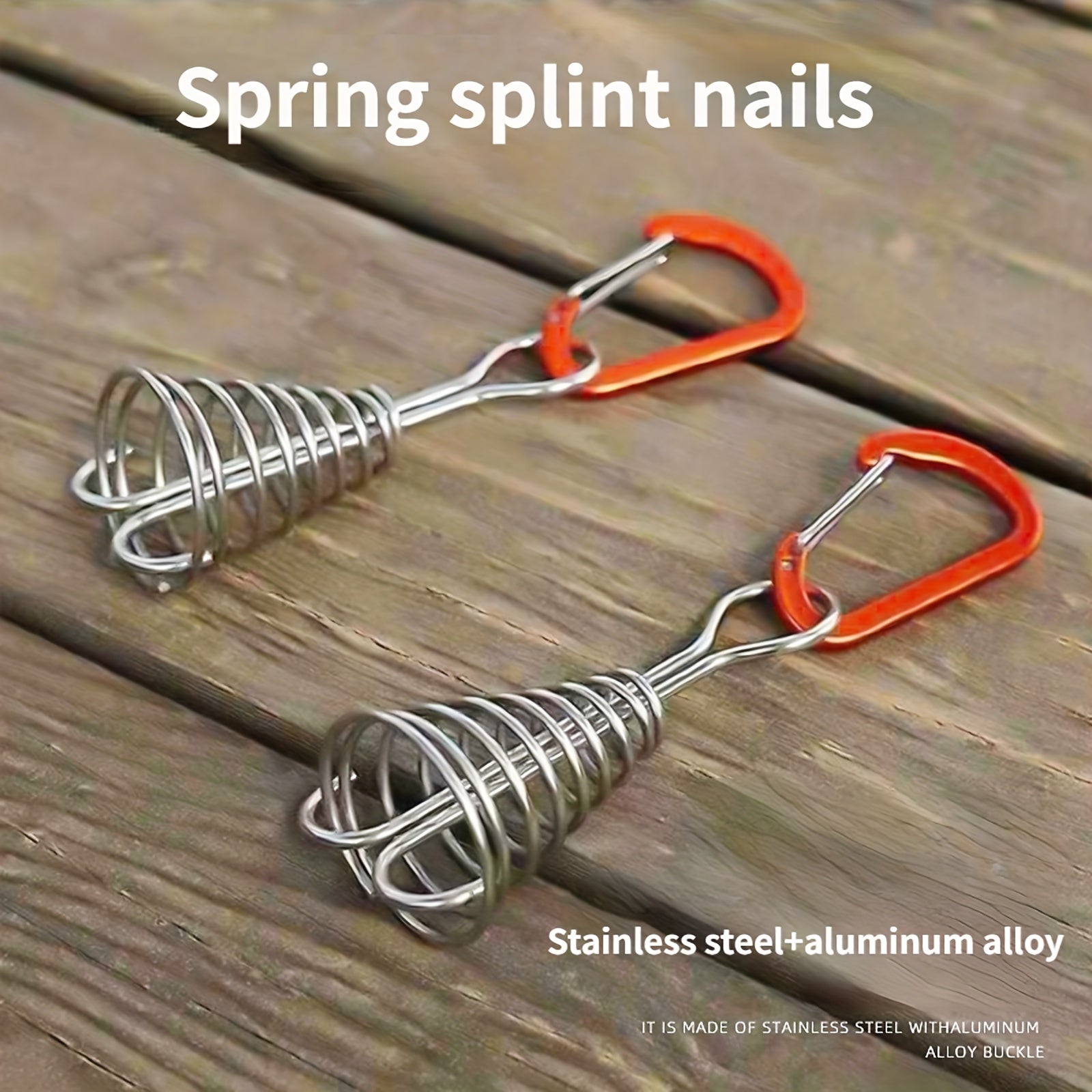 Stainless Steel Camping Tent Deck Nails Anchor for Tent Mounting
