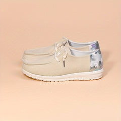 Women's Colorblock Flat Sneakers Slip On Lightweight Non slip Shoes