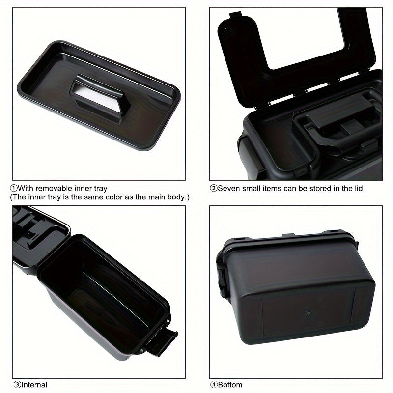 AMMO 50TN Plastic Tool Box Portable Handle Small Parts Organizer Lightweight Sto