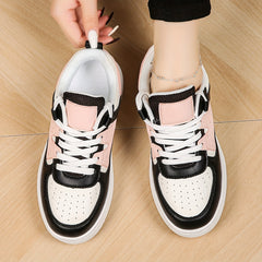 Women's Platform Low Skate Shoes Soft Sole Outdoor Sneakers