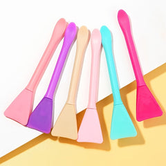 1Pc Silicone Face Mask Brush Spoon Spatulas Mud Makeup Applicator