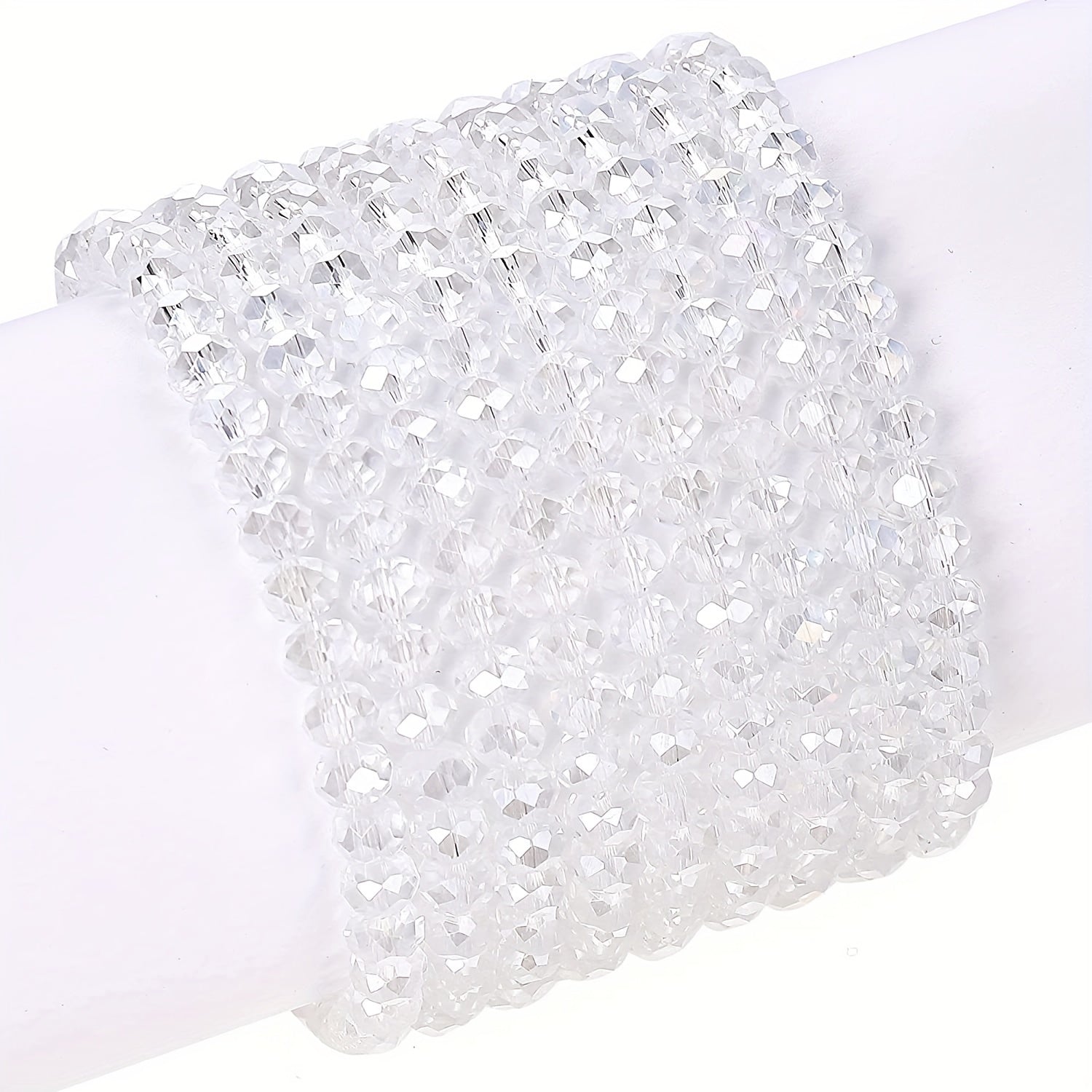 6 8mm AB Crystal Glass Beads Faceted Crystal Glass Beads for Jewelry Making DIY
