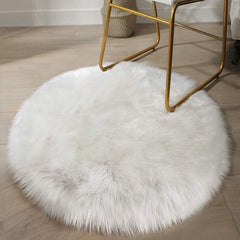 Soft Fluffy Faux Fur Rug for Bedroom Living Room