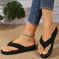 Women's Thick Bottom Anti-slip Flip Flops for Beach