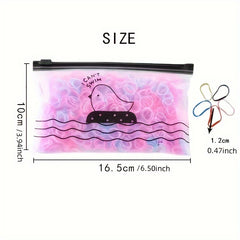 1000 Mini Disposable Hair Ties w/ Storage Bag Elastic Hair Rope