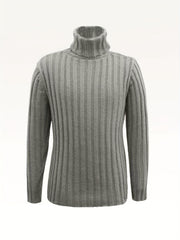 Men's Turtle Neck Cable Knit Sweater