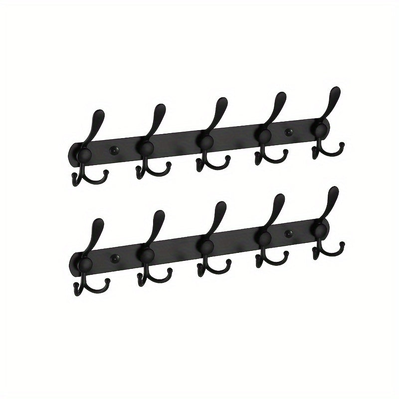 10pcs Wall Hanging Coat Hook Towel Hat Storage Hook